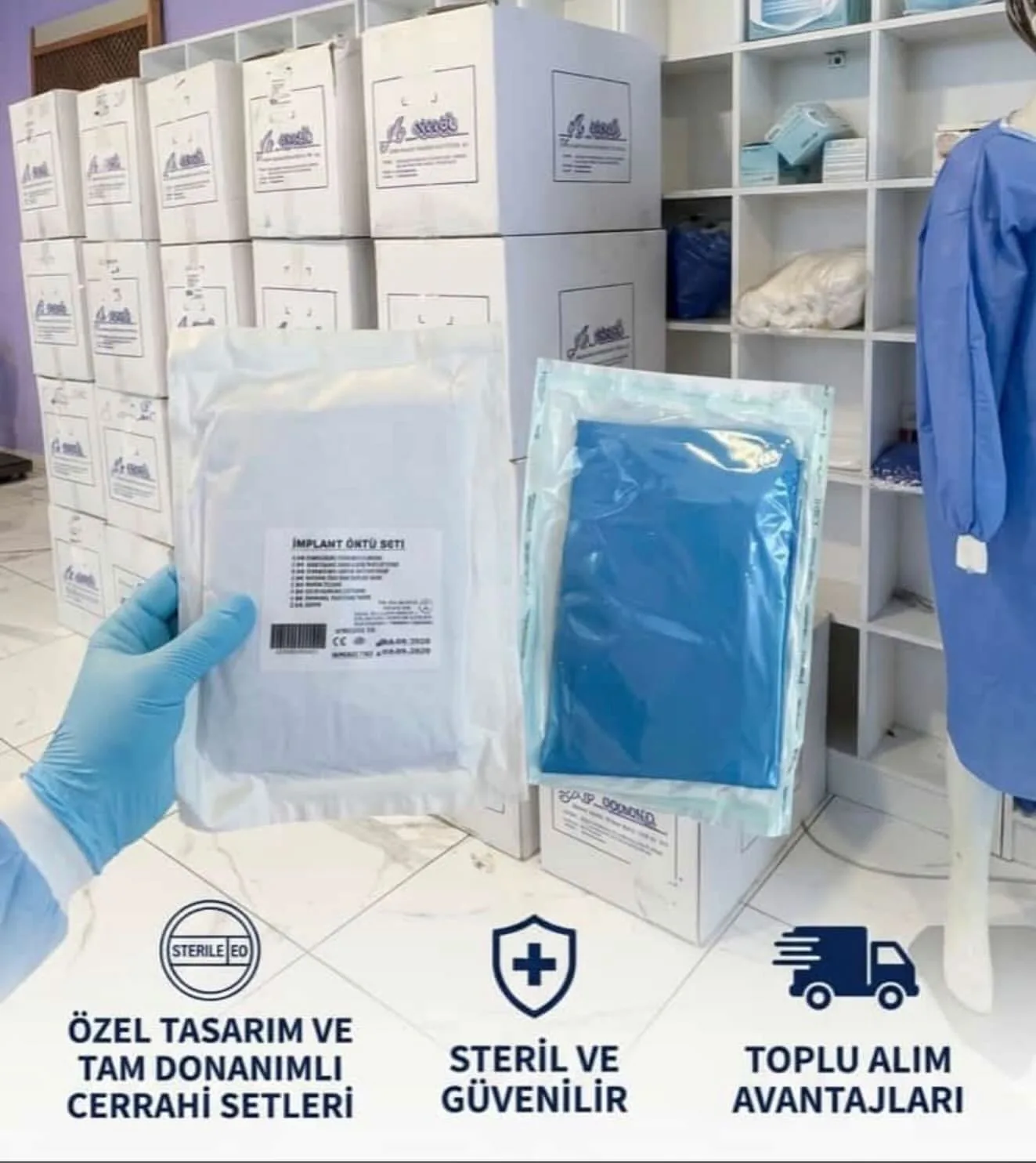 İmplant Örtü Seti